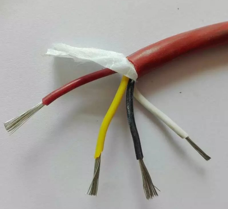 硅橡胶电缆NH-JGGF2*4耐温200℃